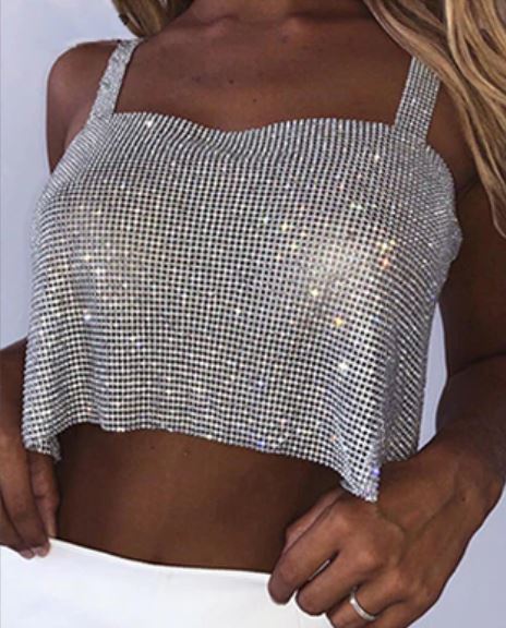 Sparkle Cami Crop