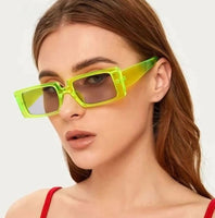 Unisex Retro Square Sunglasses