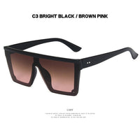 Unisex Classic Square Framed Sunglasses