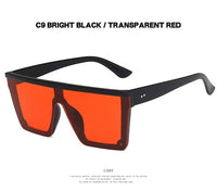 Unisex Classic Square Framed Sunglasses