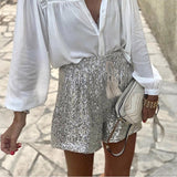 Sequined Shorts